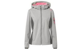 CMP CHAQUETA CMP ZIP HOOD GRIS CLARO MUJER