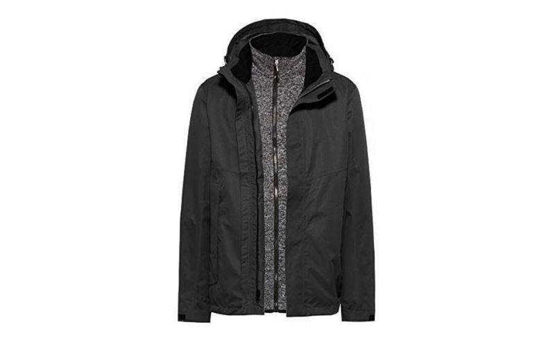 Veste Man Mid Zip Hood Gris