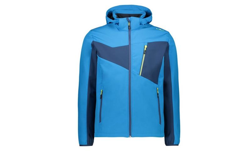 Cmp Man Jacket Zip Hood Azul