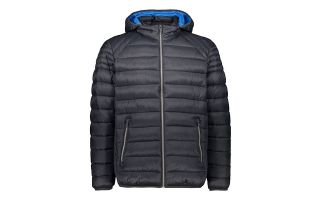 CMP CHAQUETA MAN ZIP HOOD GRIS