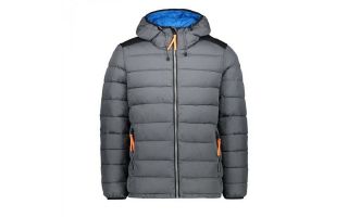 CMP CHAQUETA MAN FIX HOOD GRIS