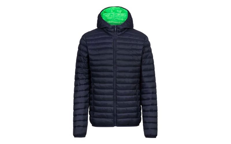 Chaqueta Fix Hood Negro Azul
