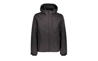 CMP GIACCA MID ZIP HOOD GRIGIO SCURO