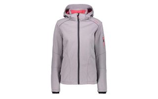 CMP CHAQUETA ZIP HOOD SOFTSHELL GRIS CORAL