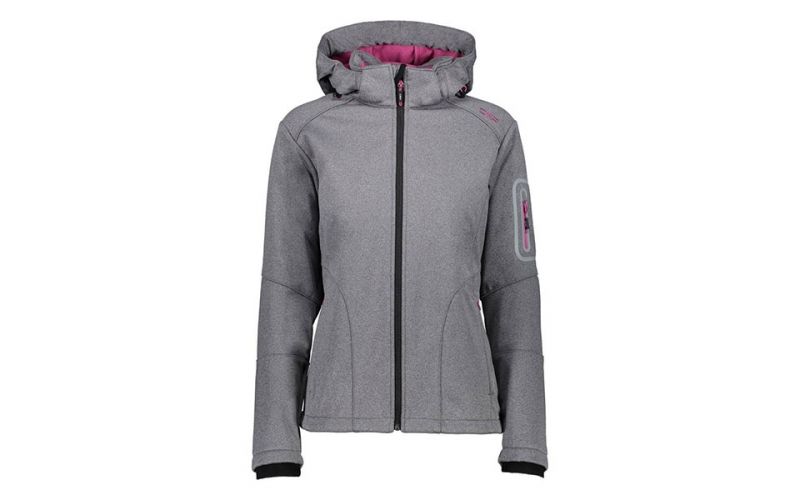 Veste Woman Zip Hood Gris