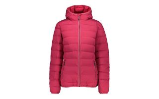 CMP CHAQUETA ZIP HOOD GRIS ROSA MUJER