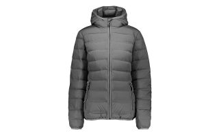 CMP CHAQUETA ZIP HOOD GRIS MUJER
