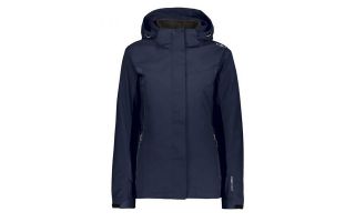 CMP CHAQUETA ZIP HOOD SOFTSHELL AZUL MARINO MUJER