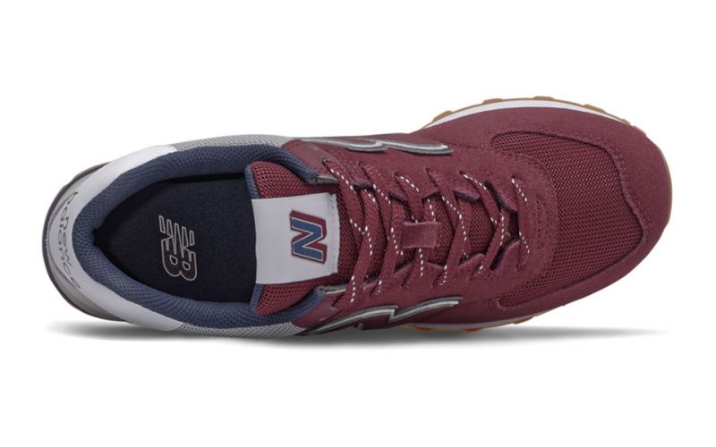 new balance rojo vino