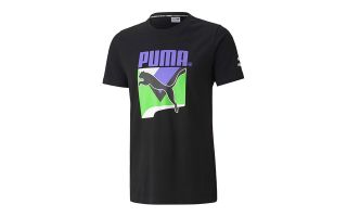 PUMA CAMISETA TFS GRAPHIC NEGRO