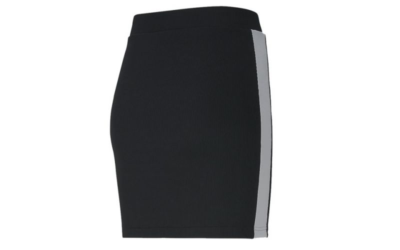 Falda Puma Classics Ribbed Negro