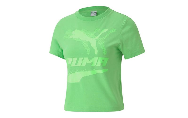 Camiseta Evide Graphic Verde Mujer