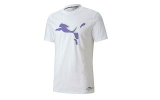 Puma CAMISETA AVENIR GRAPHIC BLANCO MORADO