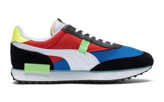 Puma FUTURE RIDER PLAY ON BLU BIANCO