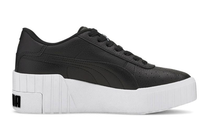 Cali Wedge Negro Blanco Mujer 37343802