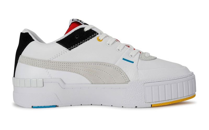 Cali Sport Wh Blanc Noir Femme 37390801