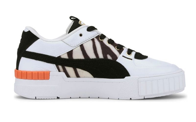 Puma Cali Sport W.Cats Blanco Negro Mujer - Estilo Moderno
