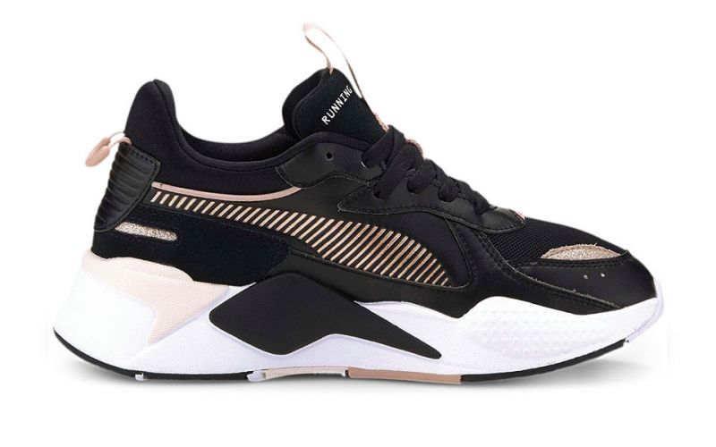 Rs-x Mono Metal Negro Rosa Mujer 37466901