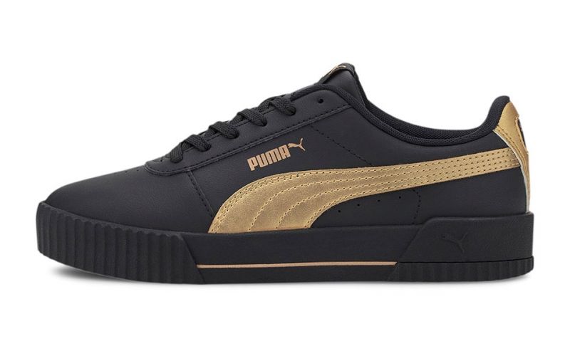 Puma negro on sale y dorado