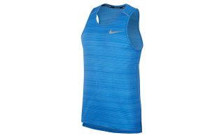 CAMISETA SIN MANGAS DRI-FIT MILER AZUL