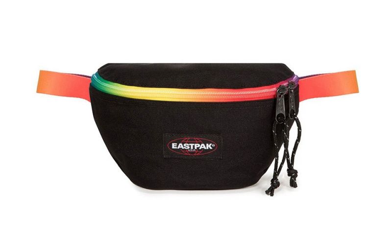 Rinonera Springer Negro Arcoiris