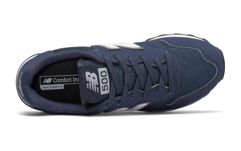 Hola pase a ver sí mismo New Balance 500 V1 Classic azul navy mujer - Zapatillas casual