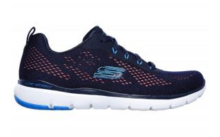 SKECHERS FLEX APPEAL 3.0 NAVY ROSA MUJER 13475NVPK