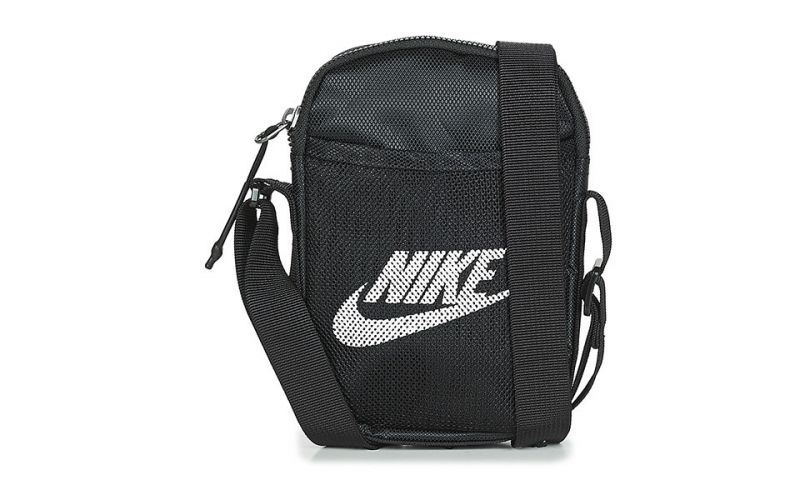 Shoulder bag Nike Small Items Black White - Light and Practical