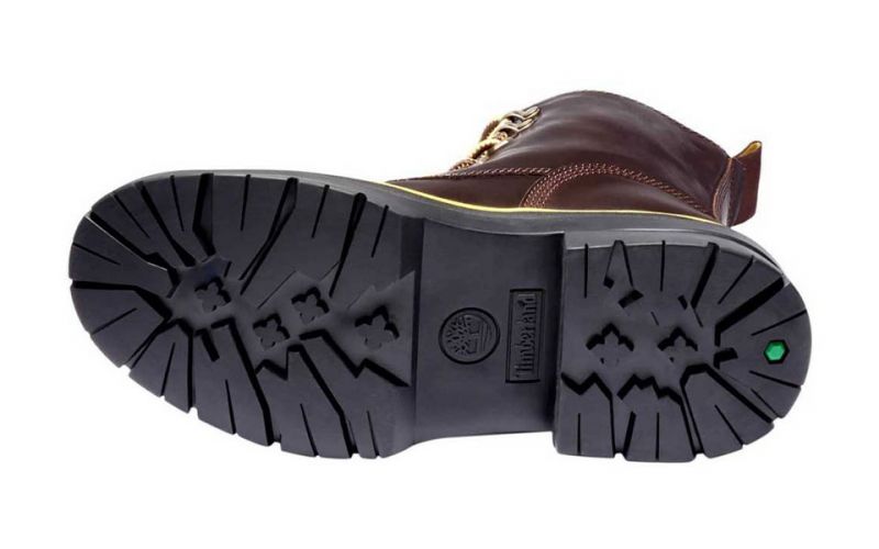 Timberland Malynn Mid Lace EK + WP Reddish brown Women - Casual boots