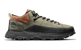 Timberland TREELINE LOW LEATHER HIKER OLIVE BROWN