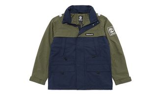 Timberland GIACCA COLOURBLOCK BLU VERDE