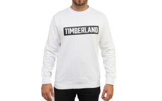 Timberland SUDADERA EMBOSHED LOGO BLANCO