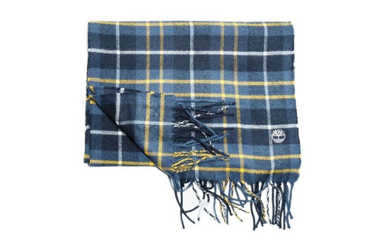 Plaid Scarf W/ Embroidery Tb0a1evt7271