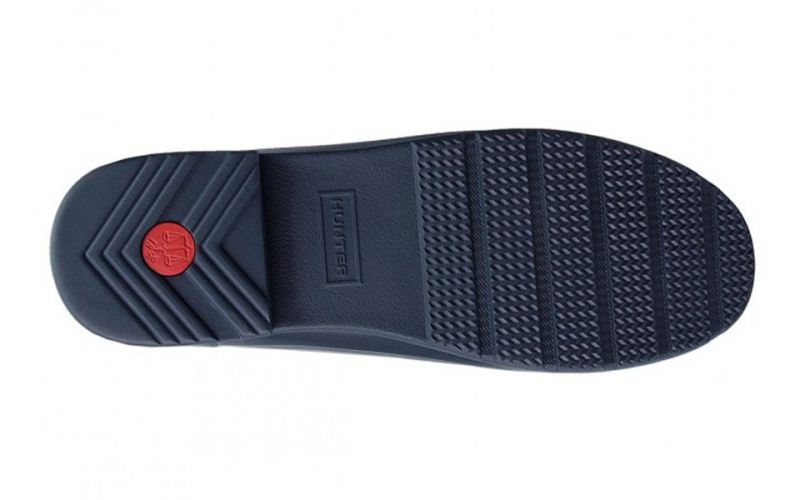 Bota Hunter Refined Azul Navy Mujer - Diseño Atractivo