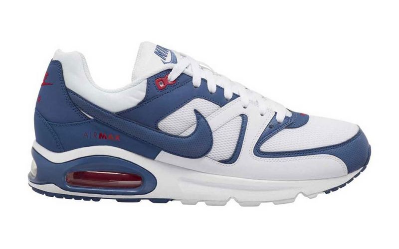 nike air max command blue and white