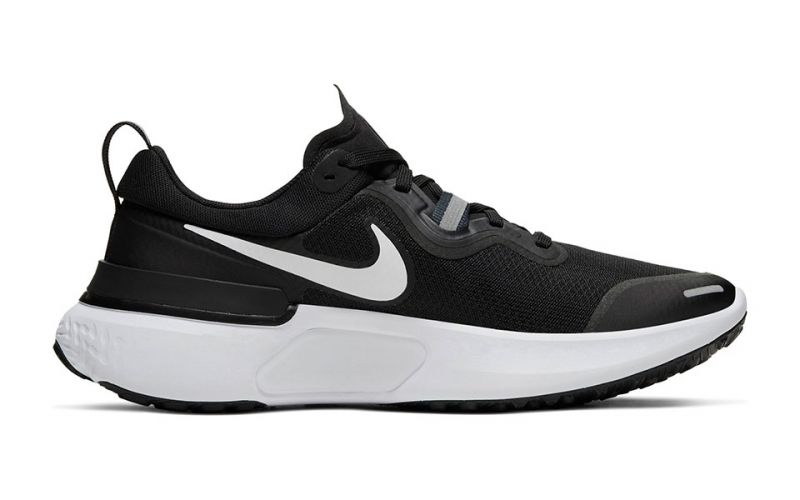 Nike React Miler Negro Blanco - tecnologia React