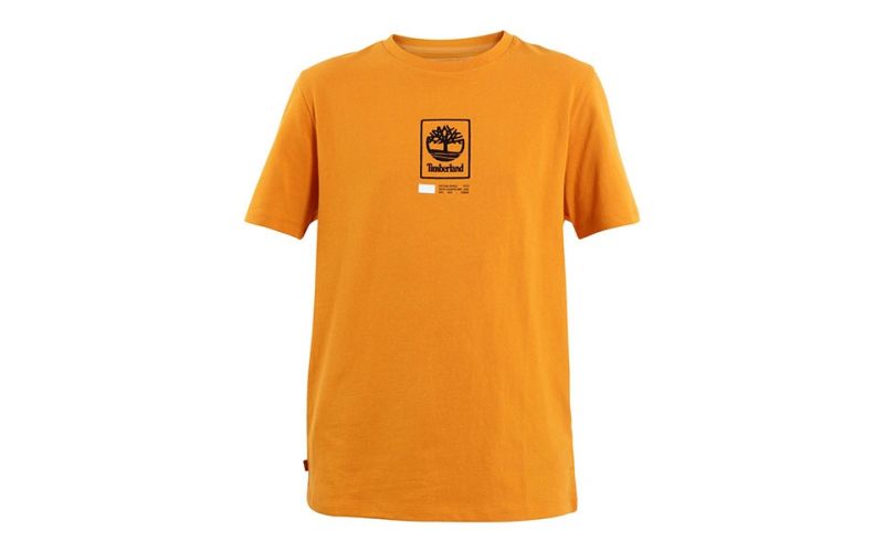 Camiseta Ss Logo Play Naranja
