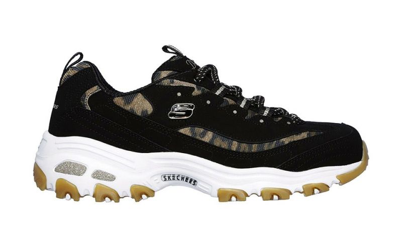 Dlites - Quick Leopard Noir Femme 13158bkld