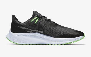 Nike QUEST 3 SHIELD NERO VERDE