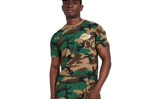 New Era T-SHIRT LOS ANGELES LAKERS CAMO