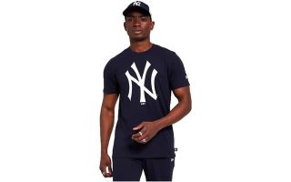 New Era T-SHIRT NY YANKEES PRINT INFILL NAVY
