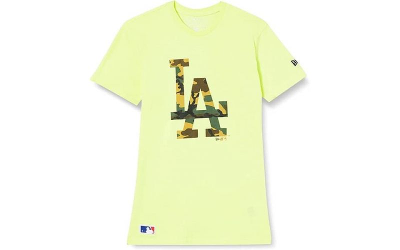Camiseta Los Angeles Dodgers Logo Infill Verde