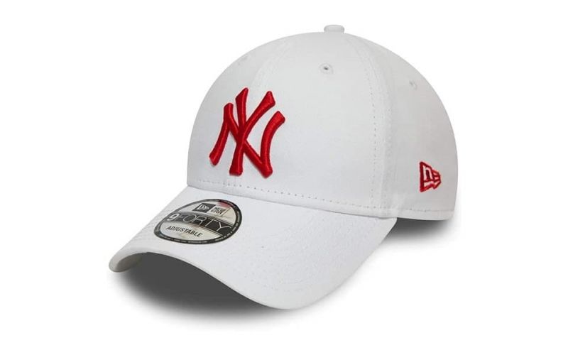 Casquette New York Yankees Essential 9forty Blanc Rouge