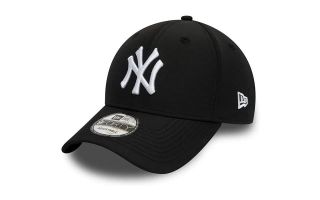New Era CAP NY YANKEES TECH FABRIC 9FORTY BLACK WHITE
