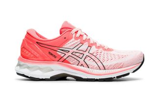 Asics Gel Kayano 27 Tokyo Blanco Rojo Mujer - Movimiento Natural