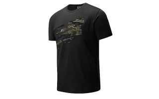 NEW BALANCE CAMISETA GRAPHIC HEATHERTECH NEGRO