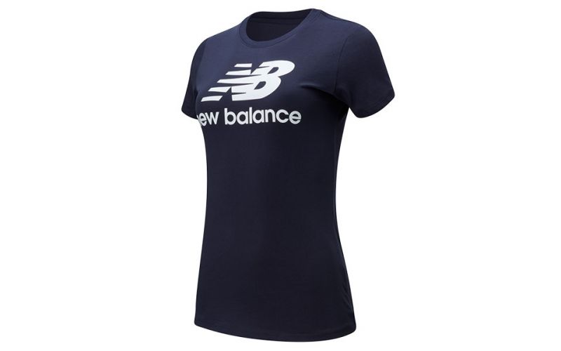 Camiseta New Balance Stacked Logo T Negro Mujer