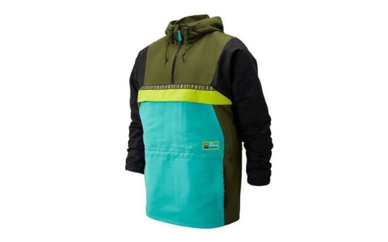 Chaqueta Trail Athletics Verde Negro