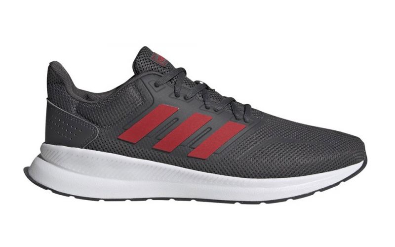 ADIDAS Runfalcon gris rouge Le running