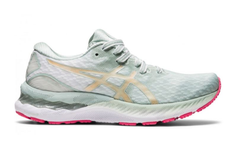Asics Gel-nimbus 23 Blanco Plata Mujer 1012a999 300